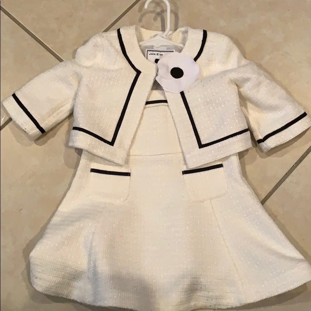 Janie & jack dress with coat